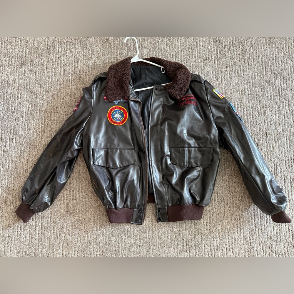 Men's Top Gun Maverick Bomber Jacket Size M